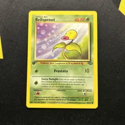 1ST EDITION Bellsprout 49/64 Italian NM -Vintage Pokemon Card- Jungle Set (7q) - Image 1