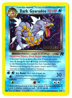 Dark Gyarados - 1998 Team Rocket PreRelease Holo Card (nrmt) - (Pokemon) E - Image 1