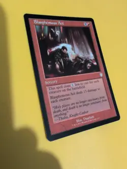 Blasphemous Act. Sorcery The Brothers War Commander. MTG Card. - Image 3