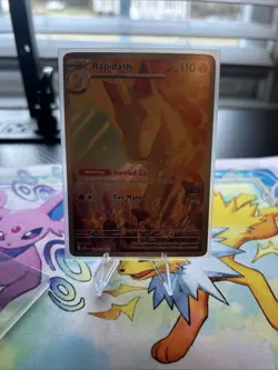 Rapidash 189/182 Illustration Rare IR Holo Sv: Destined Rivals Pokemon TCG Card - Image 3