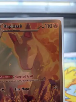 Rapidash 189/182 Illustration Rare IR Holo Sv: Destined Rivals Pokemon TCG Card - Image 5