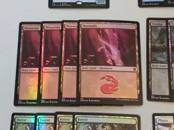 Charix, The Raging Isle with 20 Foil Lands, ZNR Bundle Lot of 21x Holo MTG Cards - Image 4