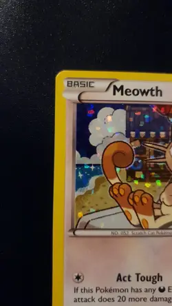 Pokemon TCG MEOWTH HOLO 11/12 McDonalds EU Promo Set 2016 (MCD16) ENGLISH Card - Image 3