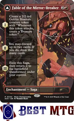 Magic The Gathering MTG Fable of the Mirror-Breaker // Reflection of Kiki-Jiki 4 - Image 1