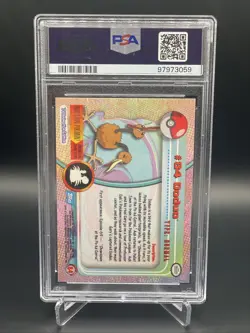 Doduo #84 - 2000 Topps Chrome - Animation Series 2 - NM/MT 8 - PSA - Pokemon - Image 2