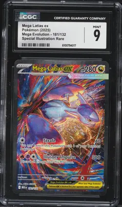 CGC 9 Mega Latias ex SIR Mega Evolution 2025 Pokemon Card #181 - Image 1