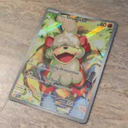 Pokemon Hisuian Growlithe 181/167 Sv06 Twilight Masquerade Illus. Rare Holo 80HP - Image 2