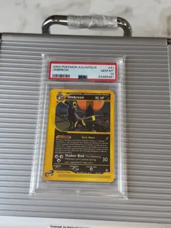 Pokemon Umbreon Aquapolis NON Holo Rare #41 PSA 10 Gem Mint - Image 2