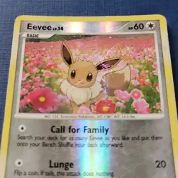 Pokemon Eevee 62/100 Majestic Dawn Reverse Holo Heavily Played *FREE SHIPPING* - Image 2