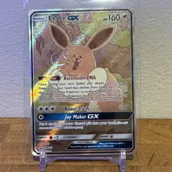 Pokemon TCG Eevee GX SM233 Full Art Promo Holo Basic 160 HP GX Card - Image 1