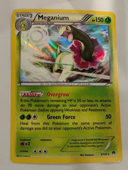 Meganium 3/122 - XY BREAKPoint Pokemon Holo Foil Rare Nice! - Image 1