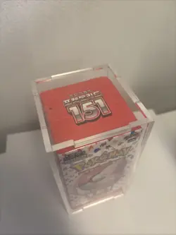 KOREAN Pokemon Scarlet & Violet 151 Booster Box sv2a Sealed w Acrylic Case - Image 3