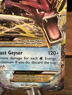 Pokemon TCG Gyrados EX Card 26/122 M Gyarados EX 27/122 Breakpoint - Image 4