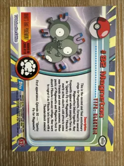 Pokemon TCG - Magneton #82 - NM - Topps Series - Blue Label - Non Holo - Image 2