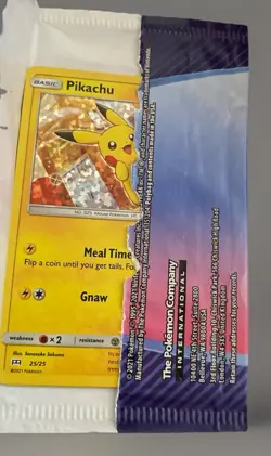 Pikachu 25/25 Holo Celebrations 25th Anniversary McDonald's Pokemon Card - Image 1