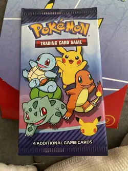 Pikachu 25/25 Holo Celebrations 25th Anniversary McDonald's Pokemon Card - Image 5