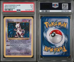 Mewtwo Shadowless Holo Card 010/102 Base Set Psa 5 Slab Pokemon 1999 Rare Wotc - Image 1