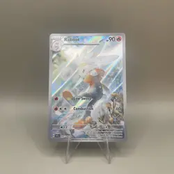 Pokemon TCG Raboot Card Illustration Rare, Mint Condition, 147/142 Series - Image 1