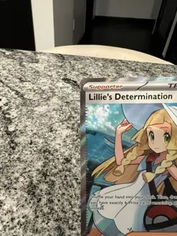 Pokemon TCG Lillie's Determination Trainer Card Holo Rare 169/132 - Image 2