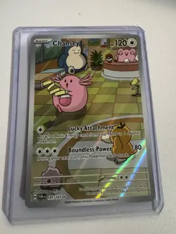 Pokemon Chansey 187/167 Sv06 Twilight Masquerade Full Art Holo 120 HP English - Image 1