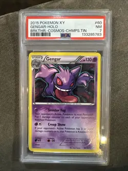 Pokemon Gengar XY Breakthrough Cosmo Holo Card 60/162 2015 - Image 1