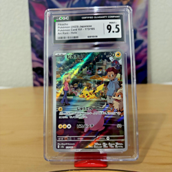 2023 Pokemon Scarlet & Violet 151 Pikachu #173/165 ENG Illustration Rare CGC 9.5 - Image 1