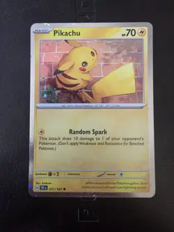 TCG Pokemon Pikachu Cosmos Holo 051/162 Temporal Forces NM Condition - Image 1