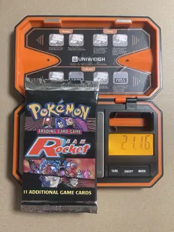 Team Rocket Booster Pack 21.16g Heavy Vintage WOTC 1999-2000 Pokemon Tcg SEALED - Image 1