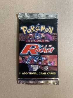 Team Rocket Booster Pack 21.16g Heavy Vintage WOTC 1999-2000 Pokemon Tcg SEALED - Image 3