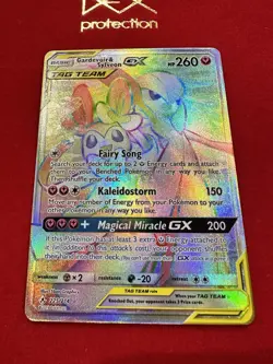 Gardevoir & Sylveon GX 225/214 S&M Unbroken Bonds Pokemon Secret Rare - Image 3