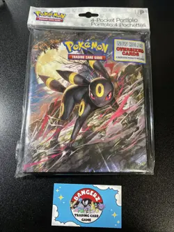 Ultra Pro POKEMON TCG Sword & Shield 7 UMBREON SYLVEON 4-Pocket Portfolio 15652 - Image 1