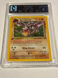 1999 Pokemon Aerodactyl 1st Edition Holo ( Prerelease) 8 - Image 1