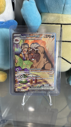 Pokemon TCG: Arven's Mabosstiff EX 235/182 Destined Rivals SIR - NM - Image 1