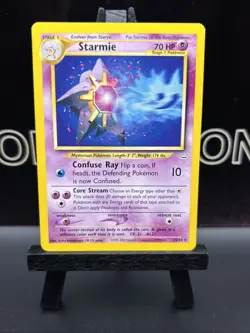Pokemon TCG 2001 Neo Revelation Set: Starmie 25/64 - Regular Rare Card - NM - Image 2