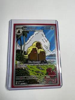 Alolan Dugtrio - 208/191 Pokemon Card Surging Sparks Illustration Rare IR SSP NM - Image 1