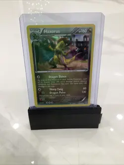 Pokemon TCG Holo Ultra Rare Haxorus 111/162 Breakthrough Mint Condition - Image 1