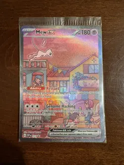 Pokemon TCG SEALED Mew Ex SVP 053 Scarlet Violet 151 UPC Black Star Promo - Image 1