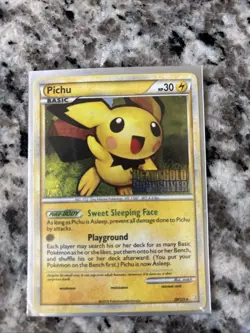 2010 Pokemon HeartGold & SoulSilver Pichu Reverse Holo #28/123 - Image 1