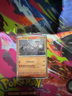 Reshiram 017/094 - Pokemon TCG: Phantasmal Flames - SEALED Stamped Promo - Image 1