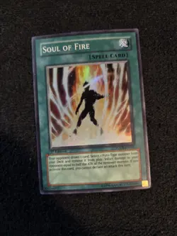 1X Soul of Fire - FOTB-EN031 - Super Rare 1st Edition Force of the Breaker - Image 1