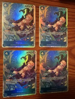 One Piece Prb02 Marco SR English Playset PRB02-008 4 Card Premium Set Best Vol.2 - Image 1