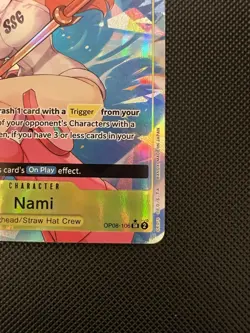 Nami OP08-106 SR Alt Art Two Legends OP-08 ONE PIECE English - Image 3