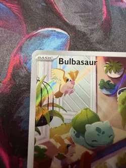Pokemon TCG Bulbasaur Stellar Crown Illustration Card 143/142 - Image 2