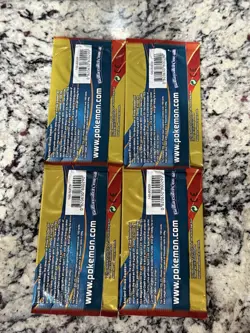 Pokemon XY Primal Clash 4 Booster Packs 4/4 Artwork New Sealed 3 Card Booster - Image 2