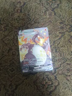 Pokemon TCG Charizard VMAX Holo Ultra Rare Card Shining Fates SV107/SV122 - Image 1