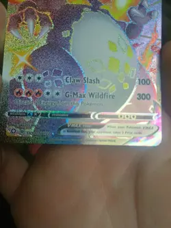Pokemon TCG Charizard VMAX Holo Ultra Rare Card Shining Fates SV107/SV122 - Image 3