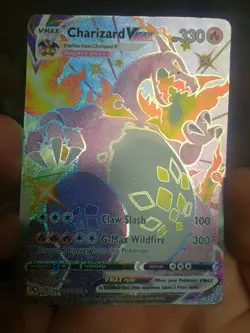 Pokemon TCG Charizard VMAX Holo Ultra Rare Card Shining Fates SV107/SV122 - Image 5