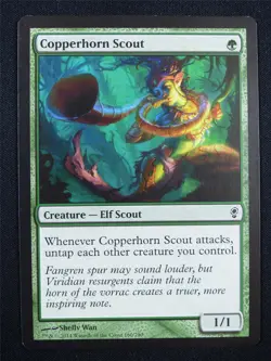 Copperhorn Scout - Mtg Card #1FO - Image 1