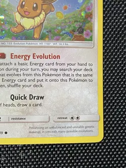 Pokemon Card TCG Eevee 101A/149 Alternate Art Near Mint Holofoil Sun Moon Promo - Image 4