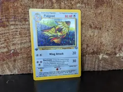 Pokemon TCG Pidgeot Jungle Holo Card 8/64 Unlimited Rare 1st Edition LP - Image 1